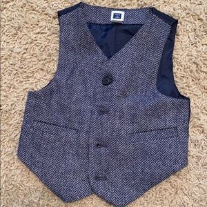 Janie and jack Baby boy vest 6-12 months